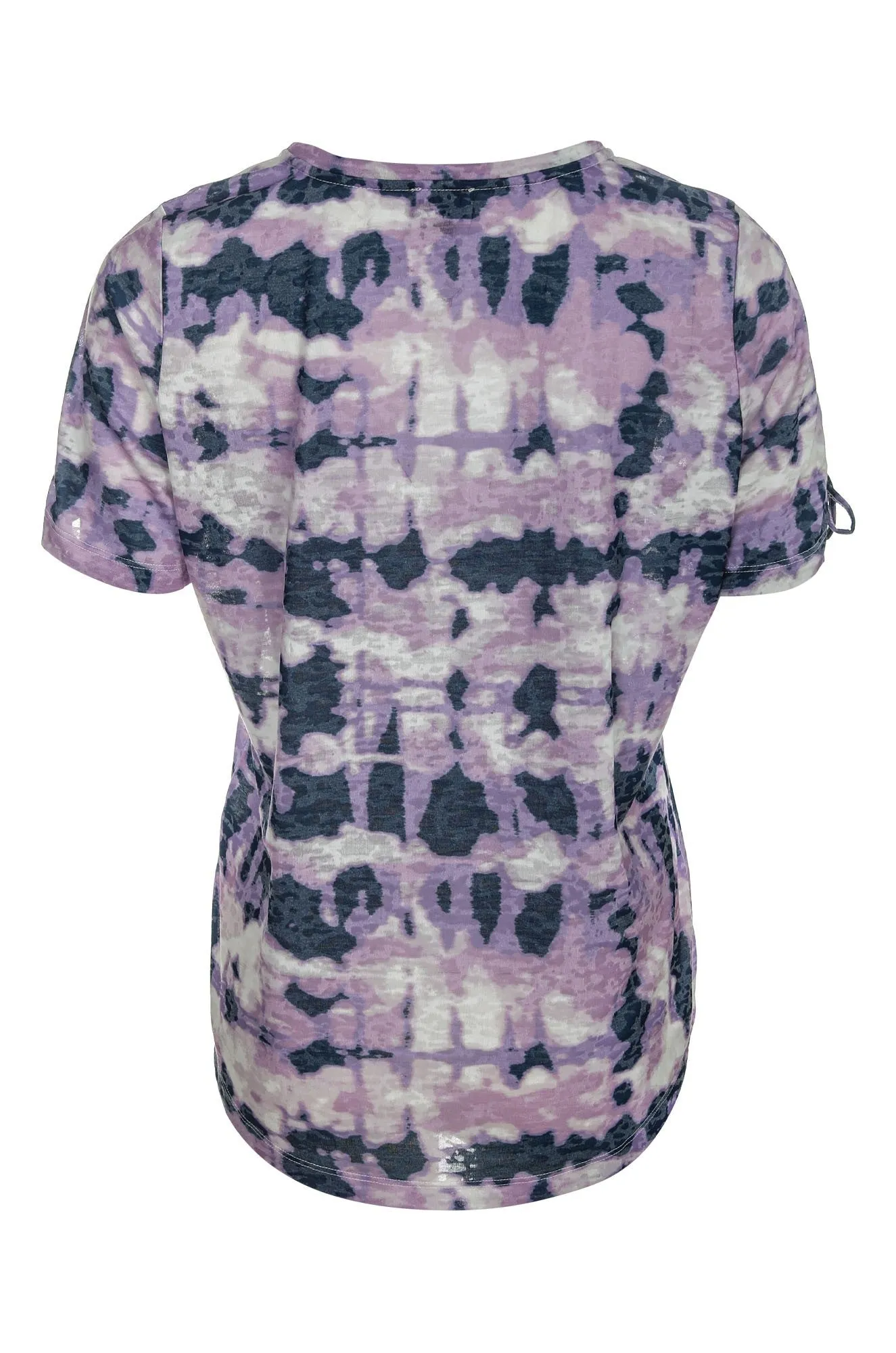 Top | Lilac Indigo Abstract | 6062C1 Comfortable fit