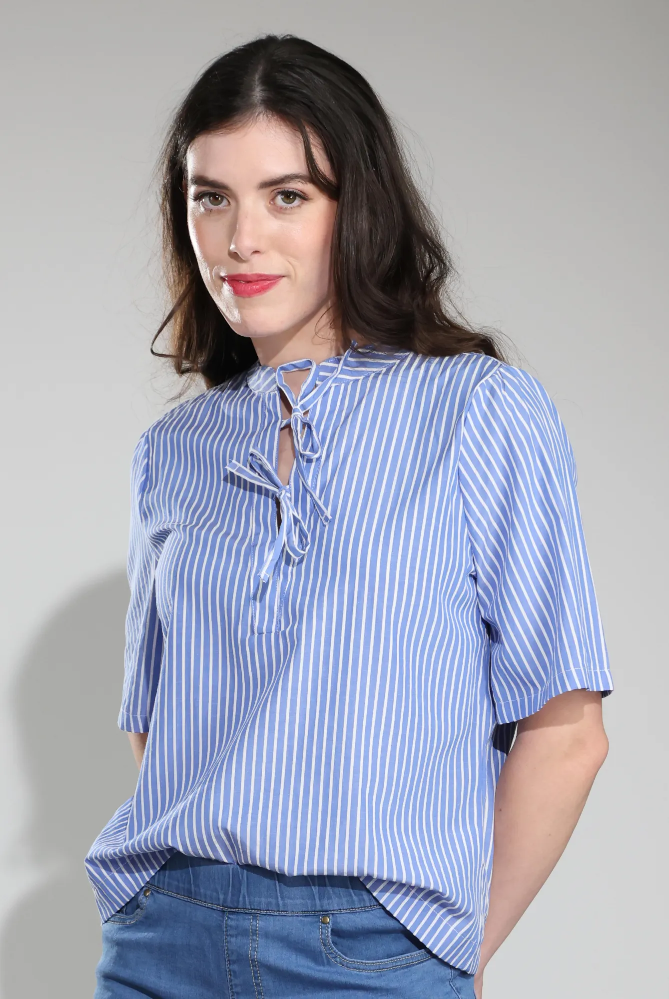 Top | MED BLUE | 6161C1 SeamlessConstruction