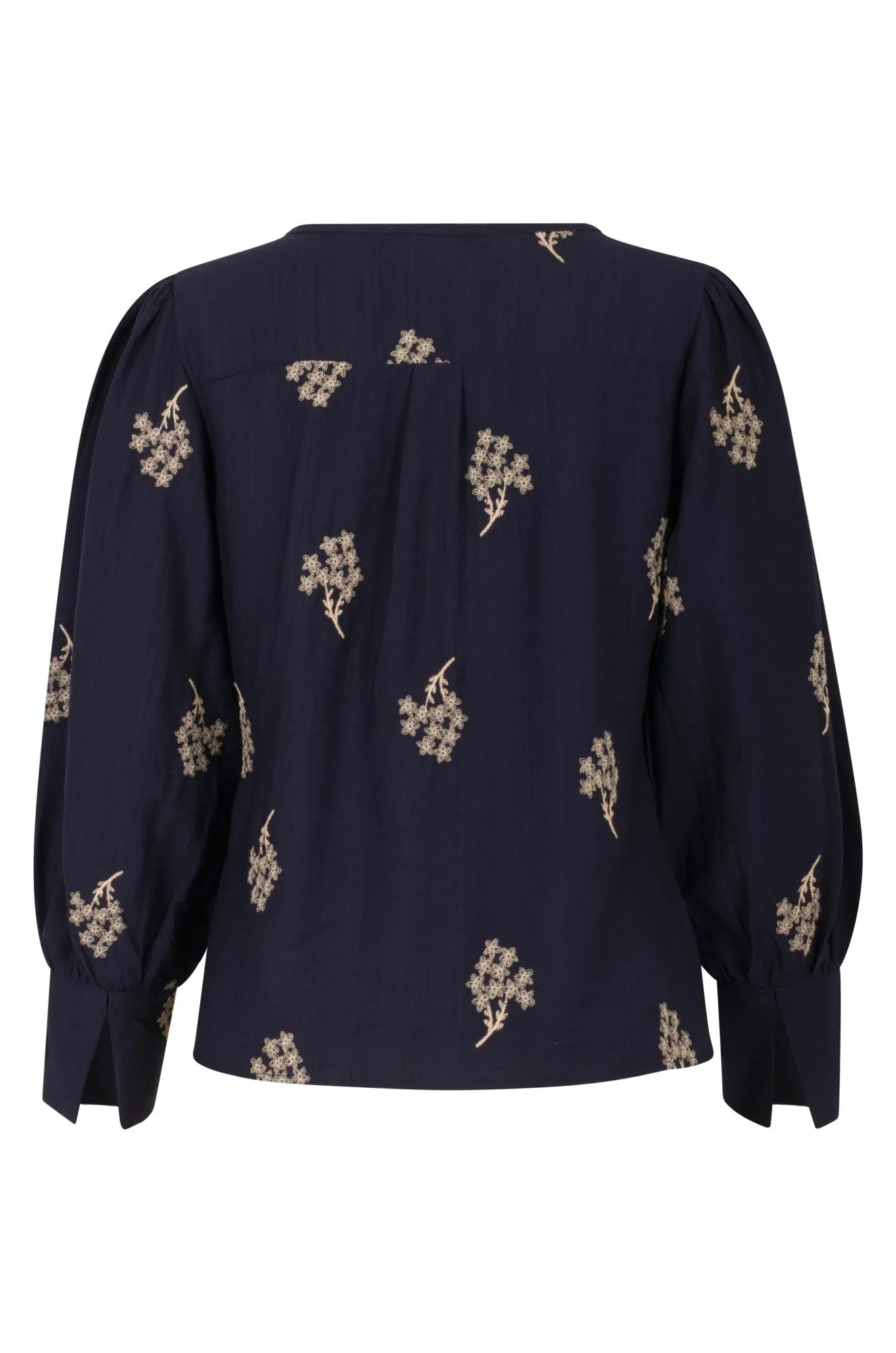 Trendy Jacket Organic Ease Top | NAVY FLOWER | 0033B1