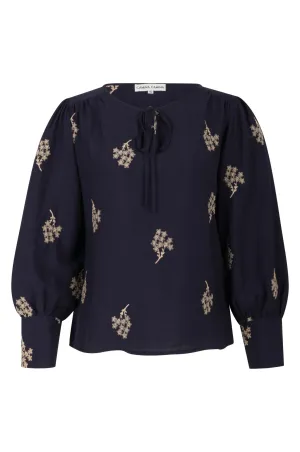 Top | NAVY FLOWER | 0033B1 Winter Essential