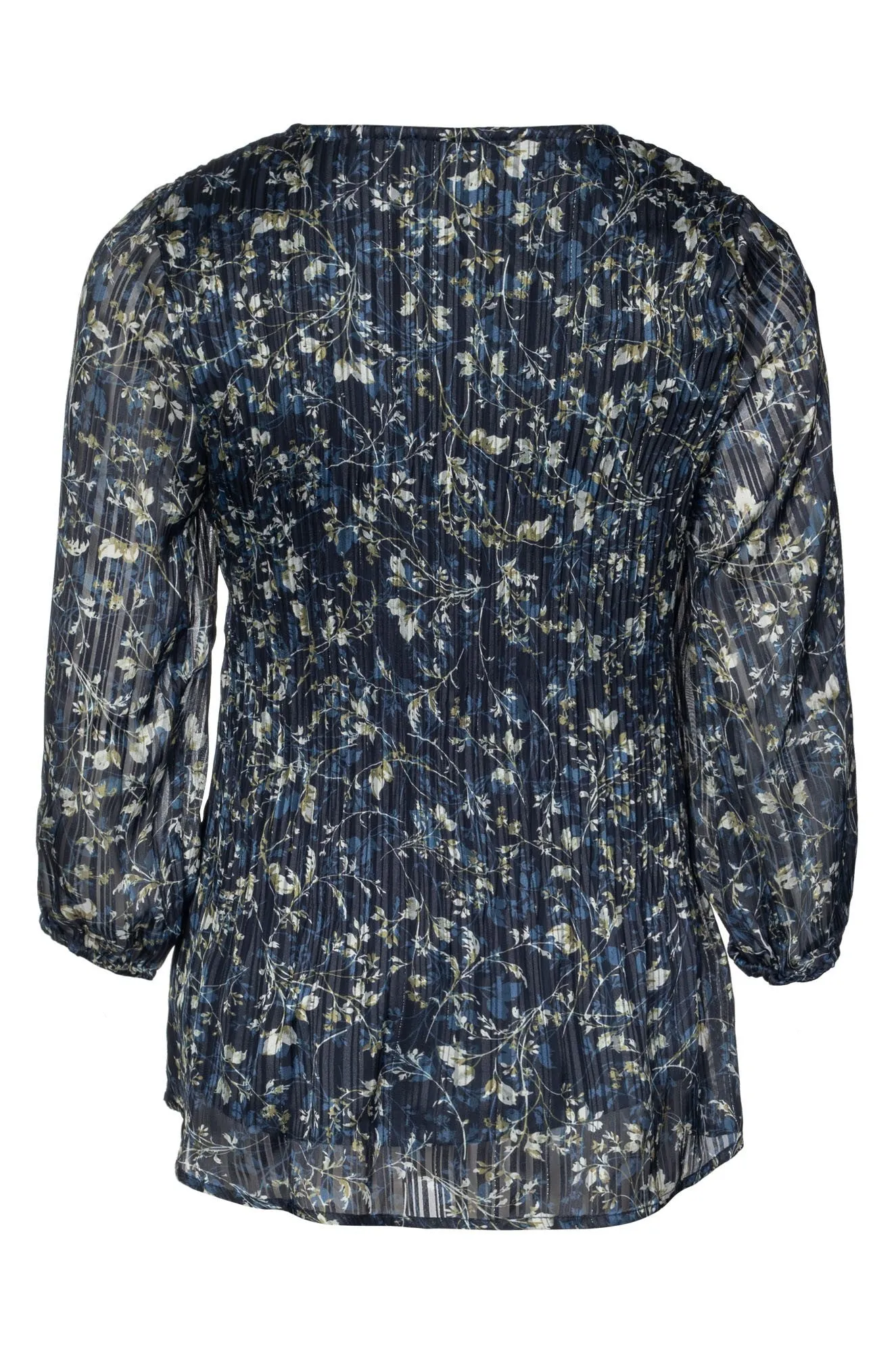 Top | Navy Olive Stem | 8561B1 Friend Vibe EcoFriendlyProduction