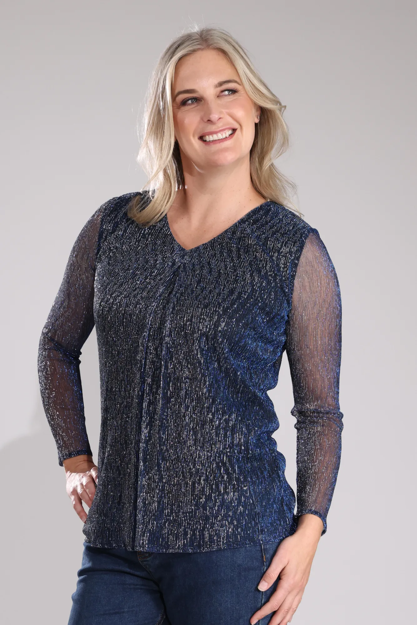 AntiSlip Grip warm glow Top | Royal Black | 8241B1