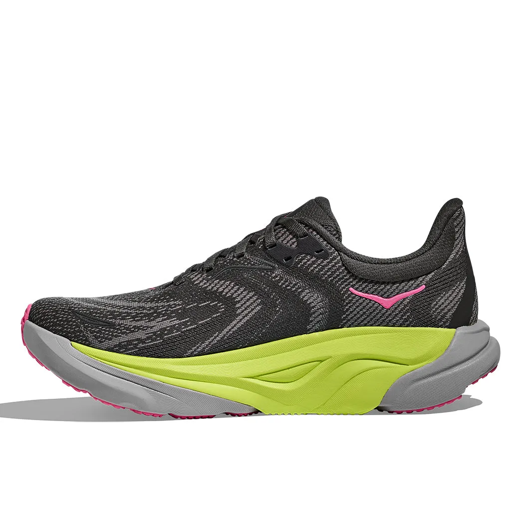 Running   Specific Stability Ride Womens Hoka Arahi 8 in Charcoal Grey/ Grey Skies
