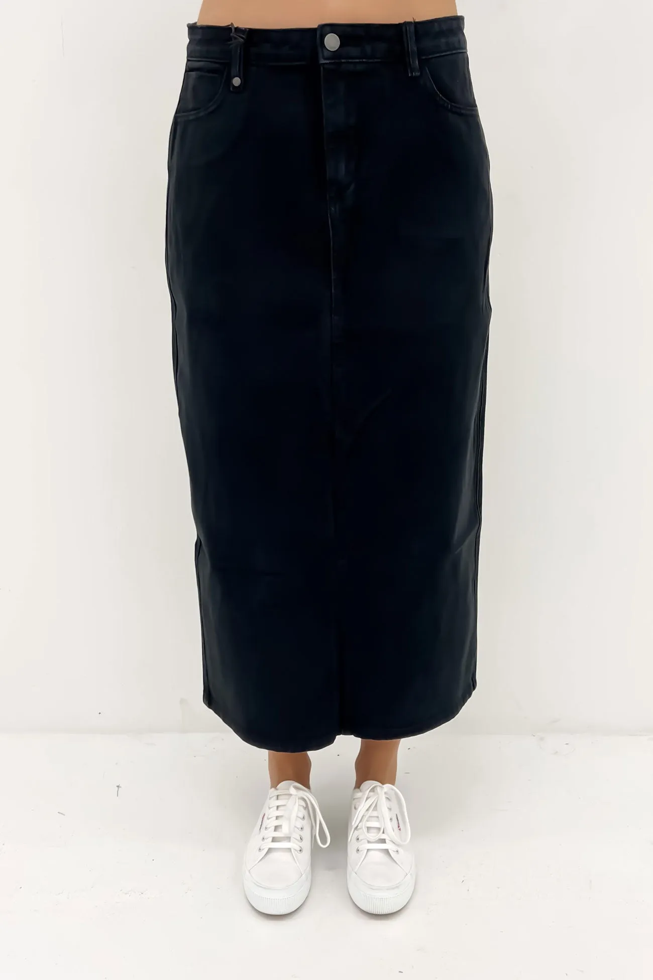 Hand Painted Frankie Skirt Dusk Black