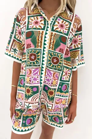 Hendrix Shirt Whispering Oasis Comfy Casual Wear