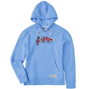 Layered Fit Women's 3 Warmly Dressed Cardinals Simply True Fleece Hoodie