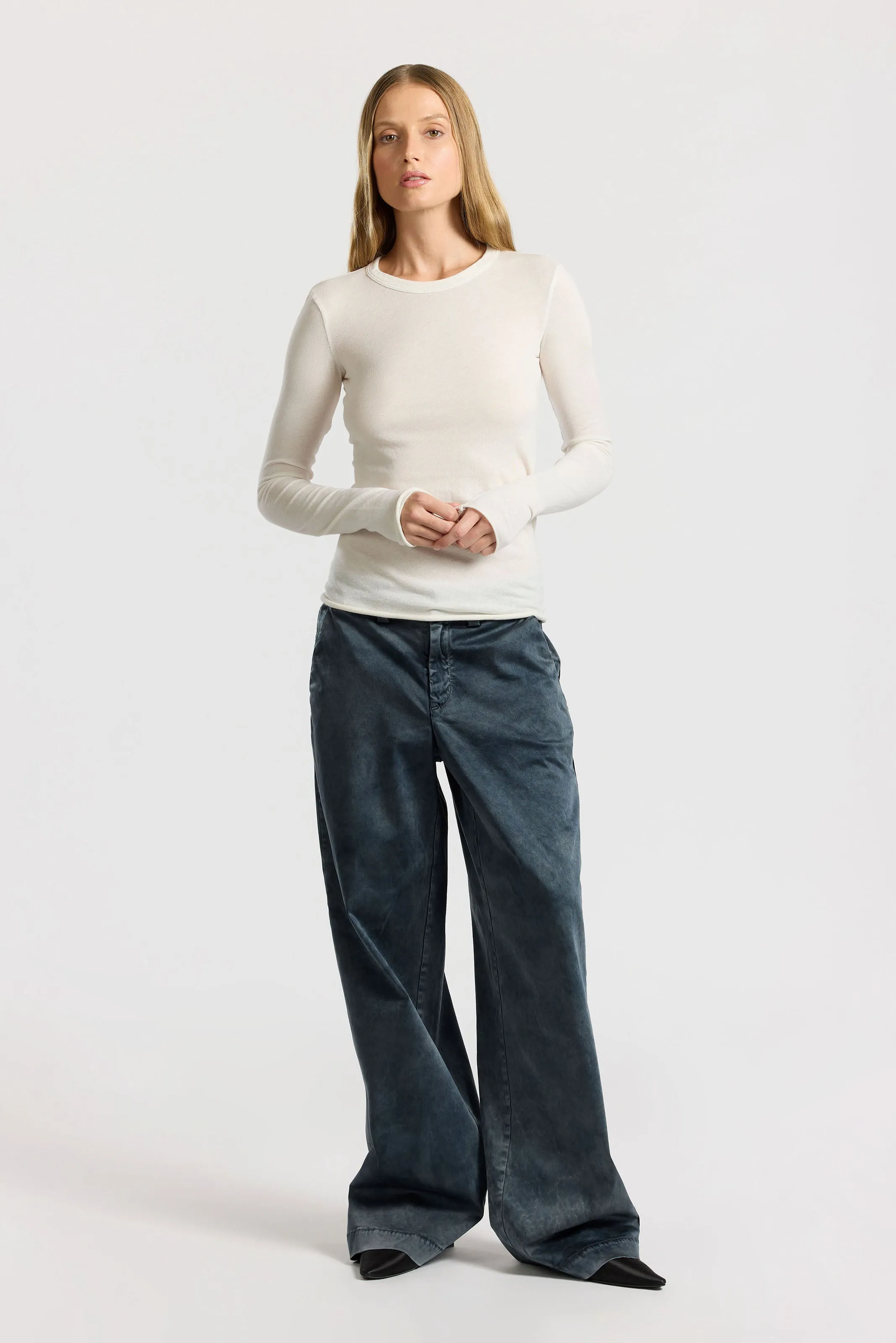 Slim Fit Cut Marbella Long Sleeve Shirt