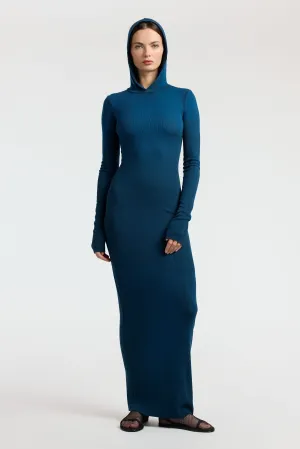 Verona Hoodie Dress Casual Style Belt Waist