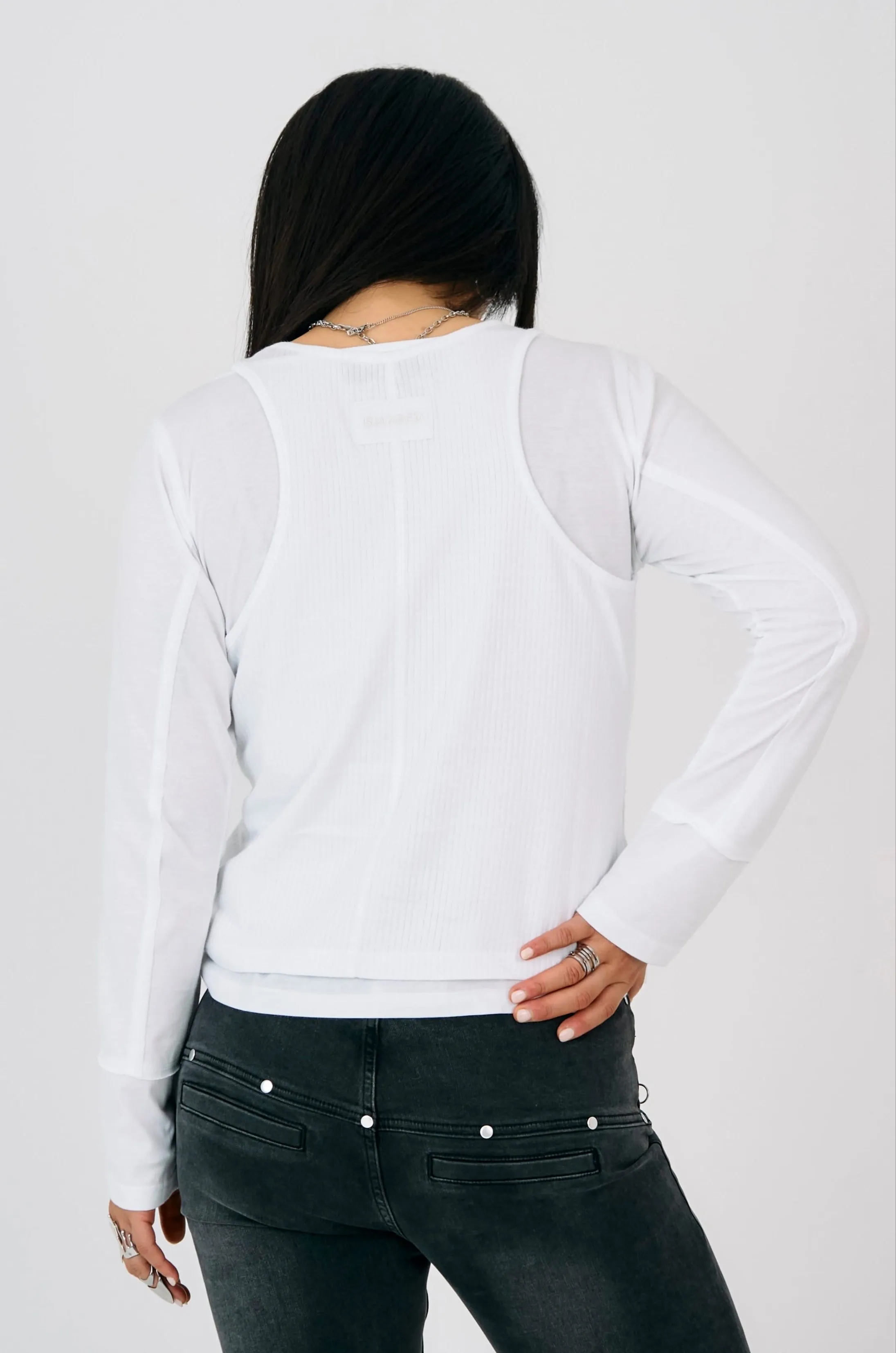 Focus Mood Troop Double Layer Long Sleeve Top