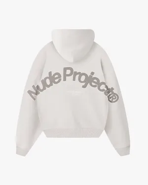 Smart Hoodie product retro nostalgia Beast Zip-Up Hoodie Grey