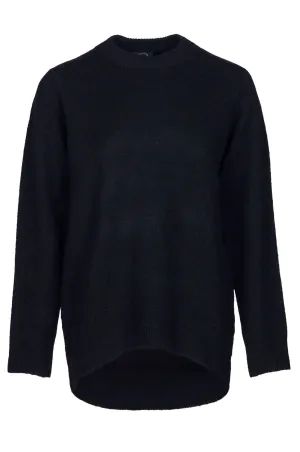 Go-To Fit Tunic - Knitwear | Black | 6870B1