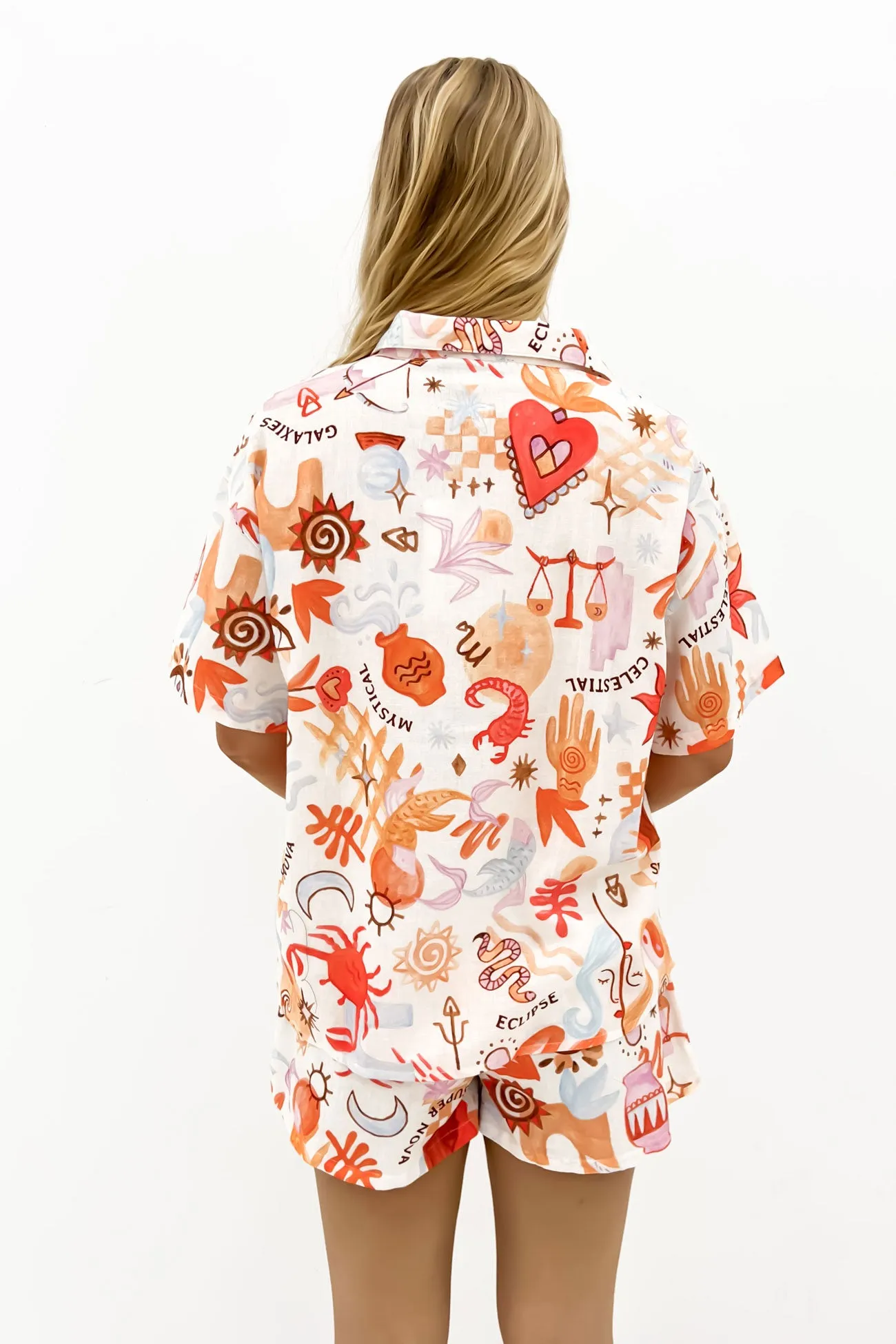 Lightweight Material Tyra Shirt Vintage White