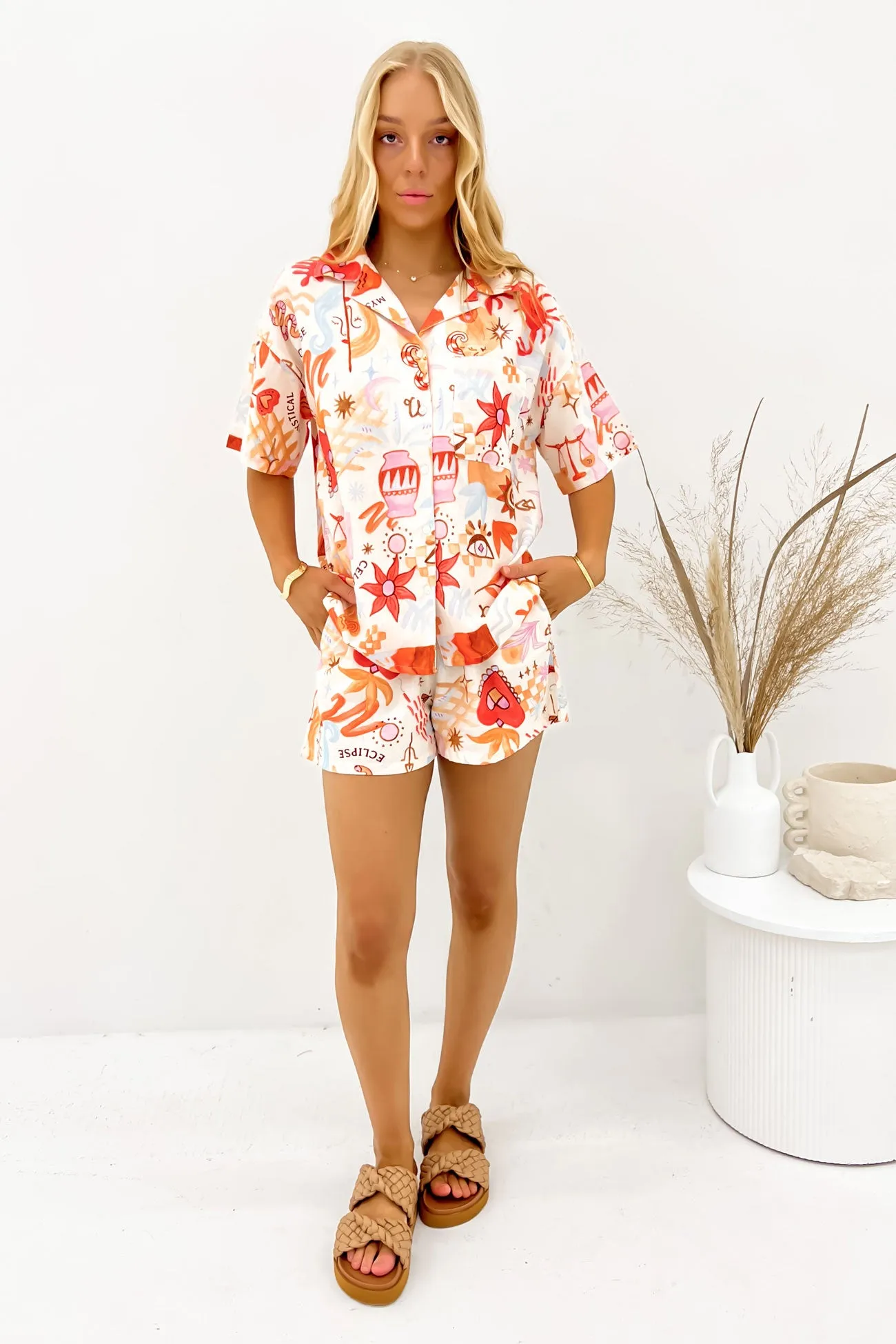 Perfectly Fit Classic Color Tyra Shirt Vintage White