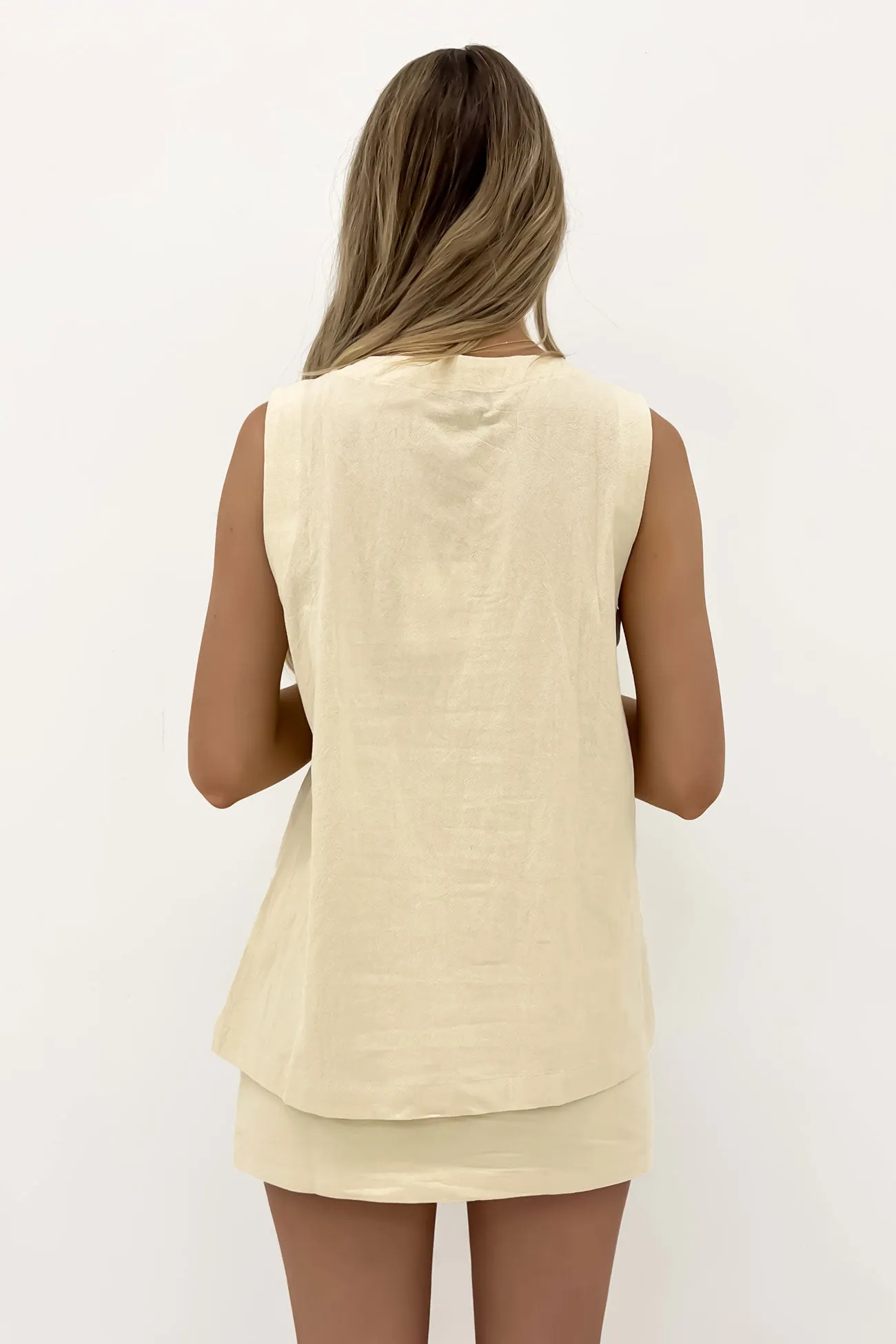 VentilatedMesh Breathable knit Tyson Vest Butter