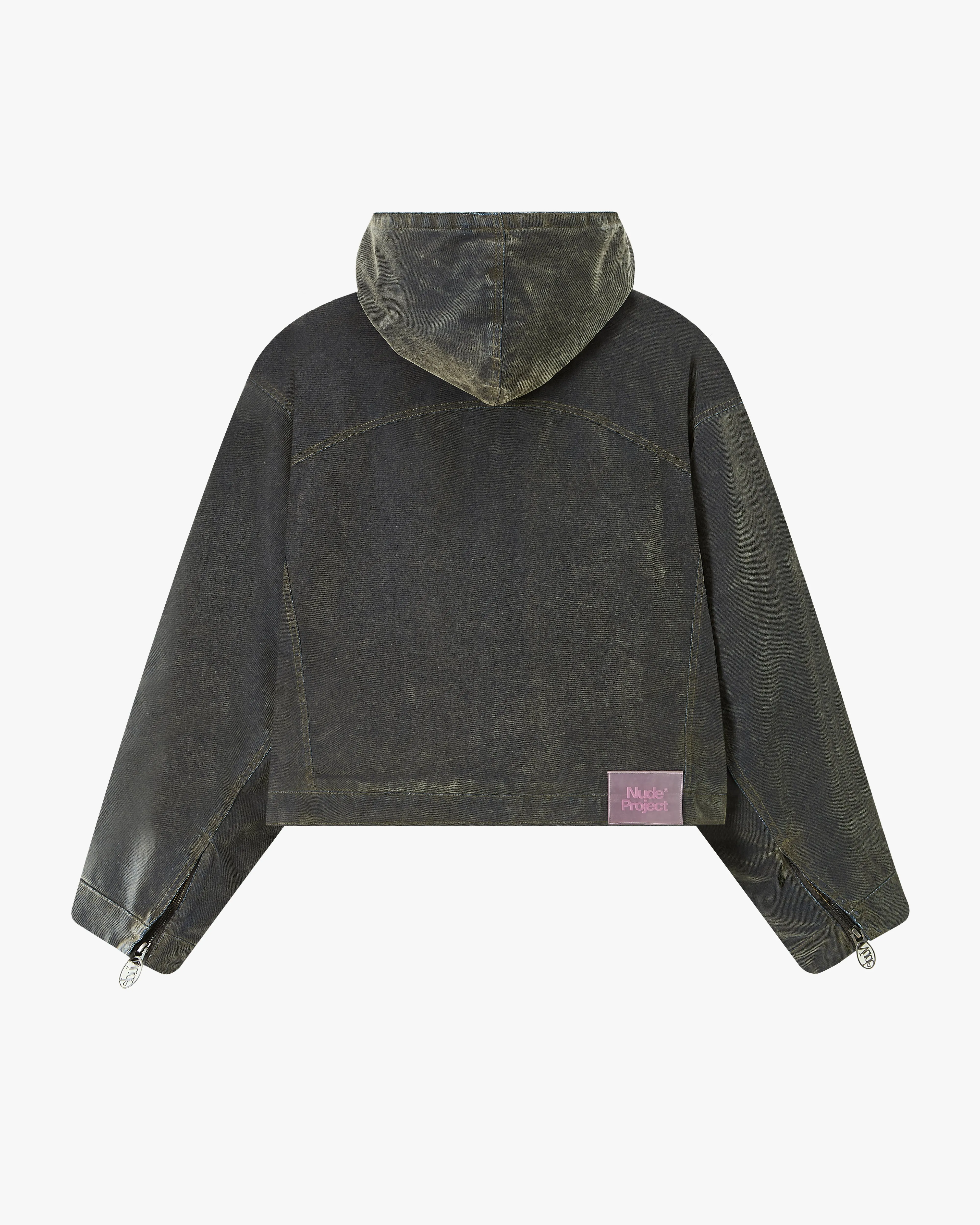 Velvet Denim Worker Jacket Non Bulky Insulation