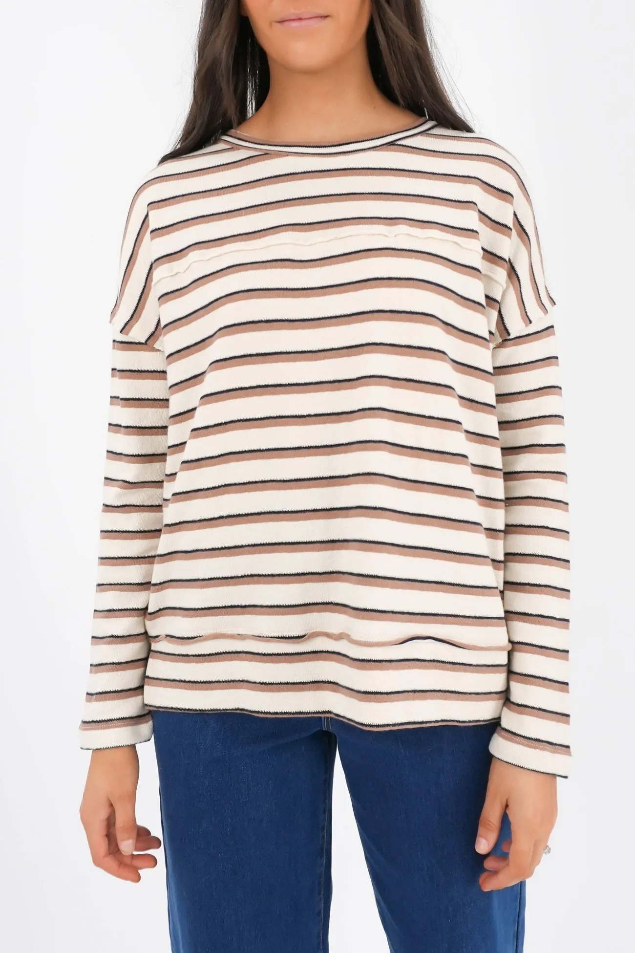 Berkley Stripe Tee Stripe Comfortable Shape