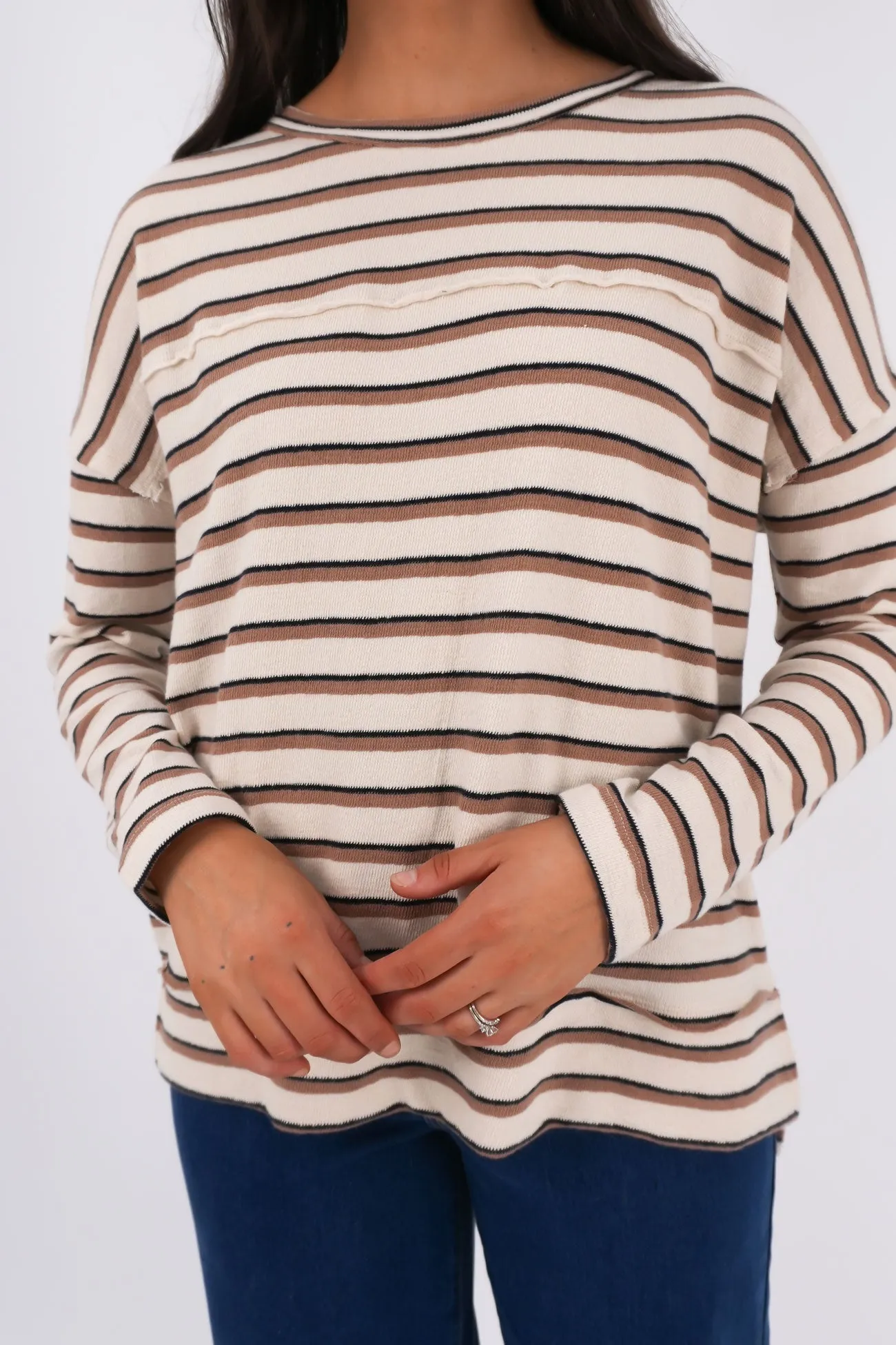 Berkley Stripe Tee Stripe Minimalist Layer