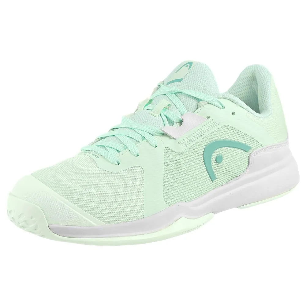 Reinforced toe Water Resistant Barrier Head Women's Sprint Team 3.5 - Aqua/White