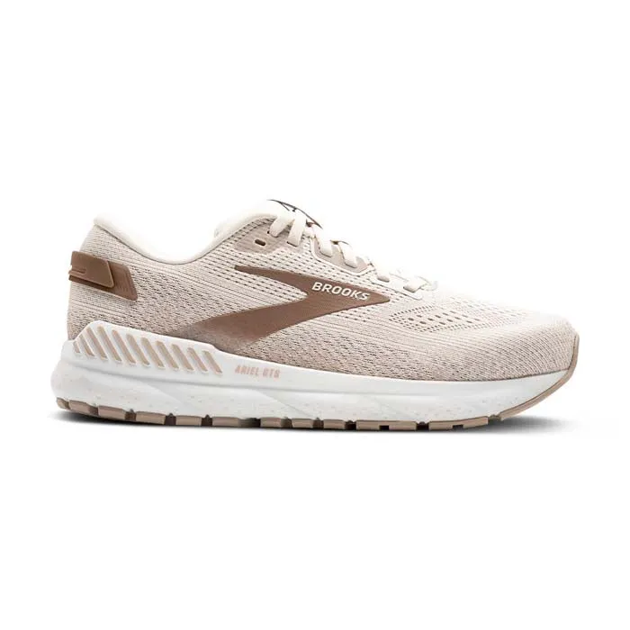 Womens Brooks Running Ariel GTS 24 in Coconut/Chateau/Portabella high - performance footwear