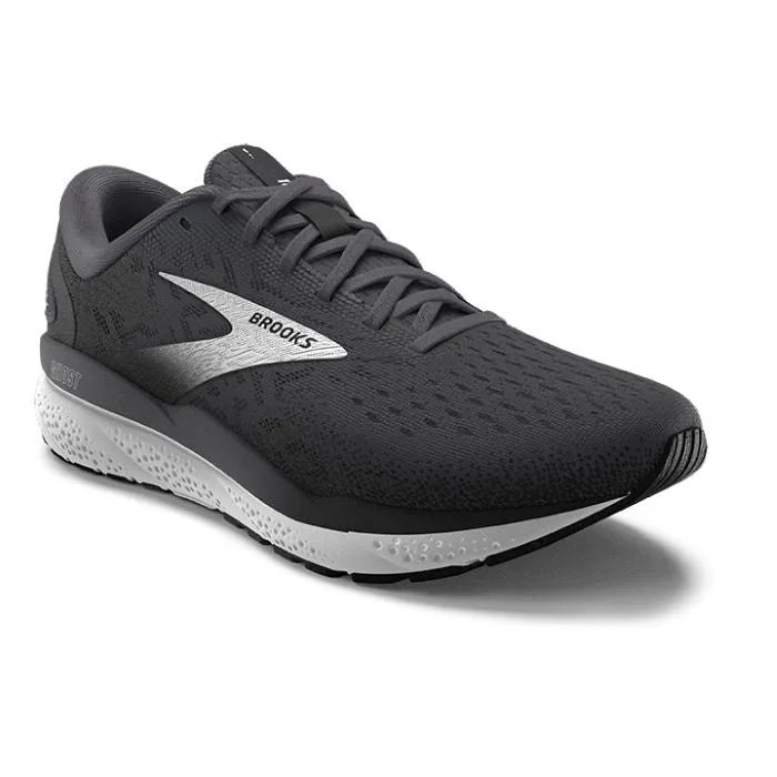 Vertical Groove Flex Responsive Energy Return Womens Brooks Running Ghost 16 in Black/Grey/White