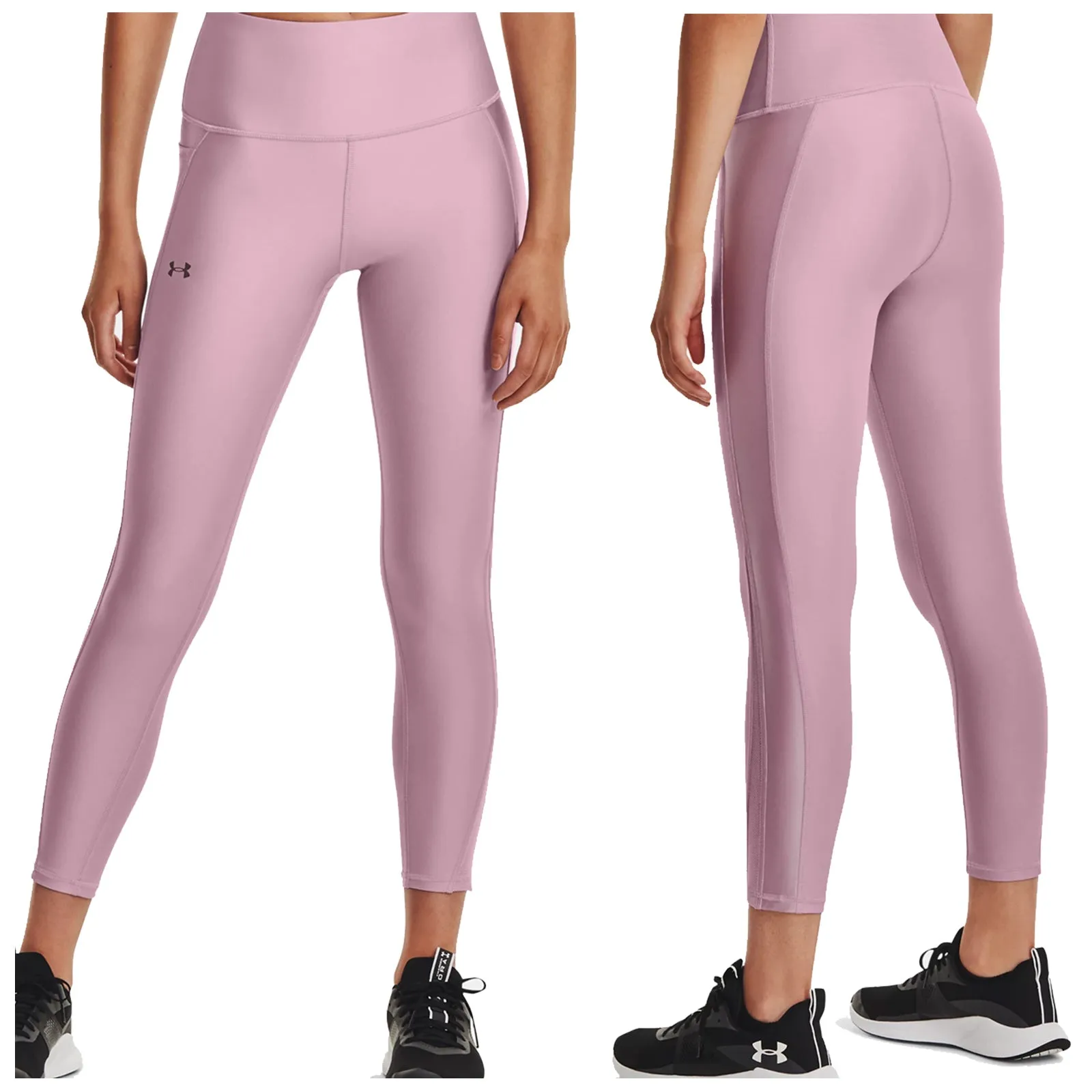 Under Armour Ladies Armour Ankle Crop 7/8 Leggings Breathable Material