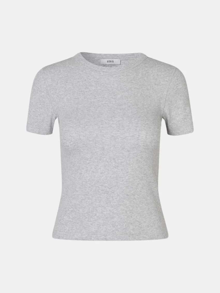 Subtle Embroidery Travel Style Trend Enally Crop Tee