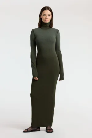 Verona Turtleneck Maxi Dress Polite Tone
