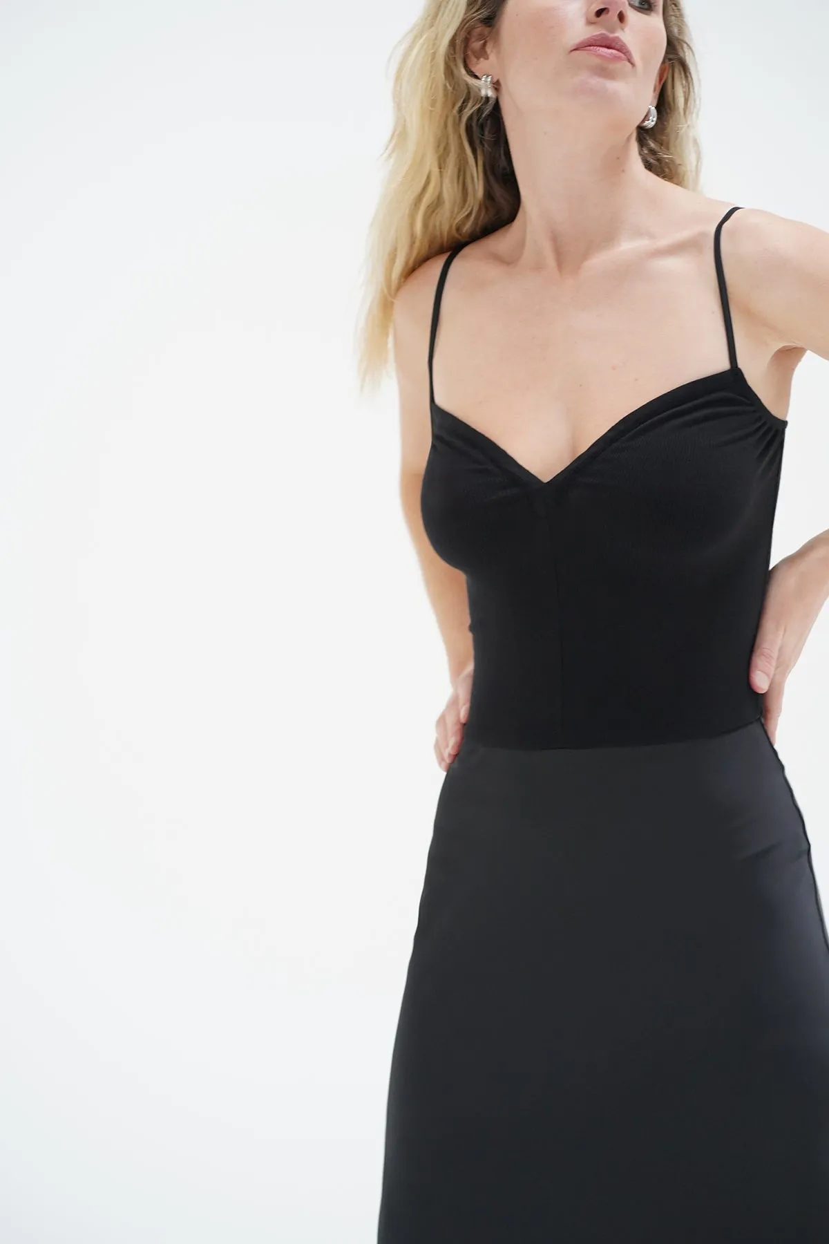 Madilyn Dress - Black Compression Fit Professional Fit