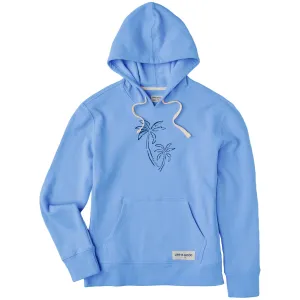 Women's Two Simple Palms Simply True Fleece Hoodie Hiking Suitable Timeless Bold