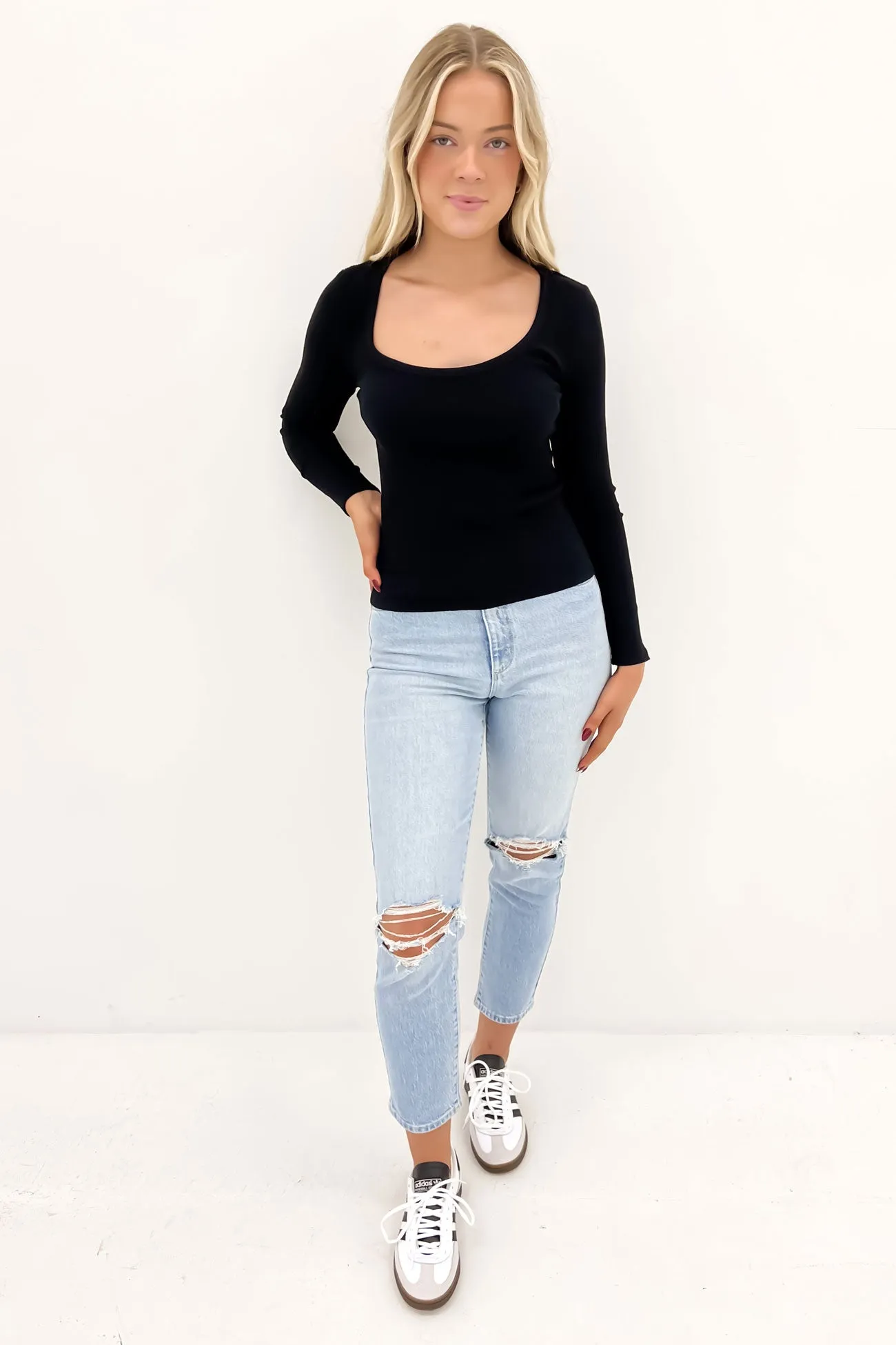 Wild Mood Hazel Long Sleeve Black