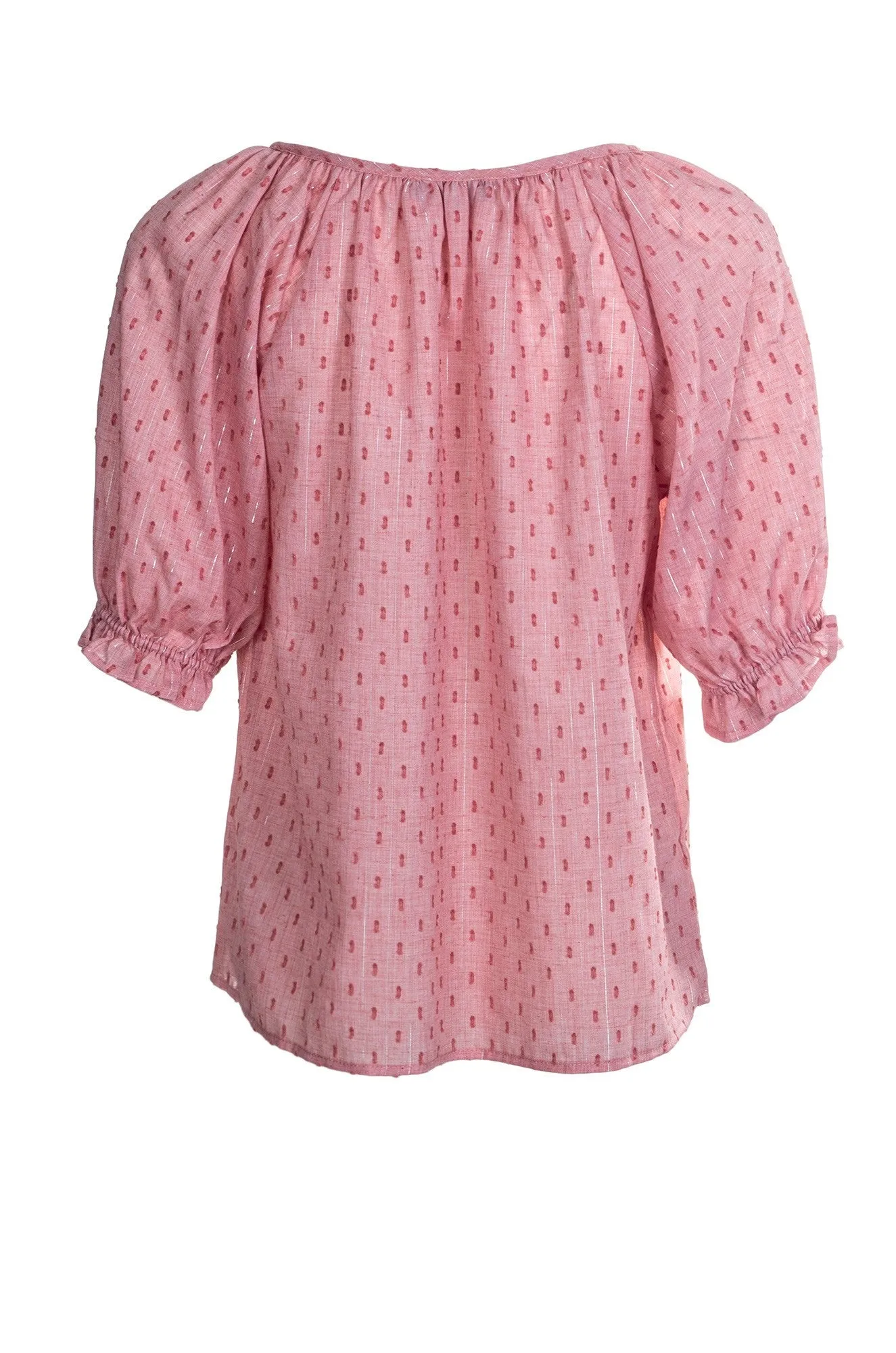 Poly Cotton Dobby Top | Dark Petal | 4671A1 Active Wear