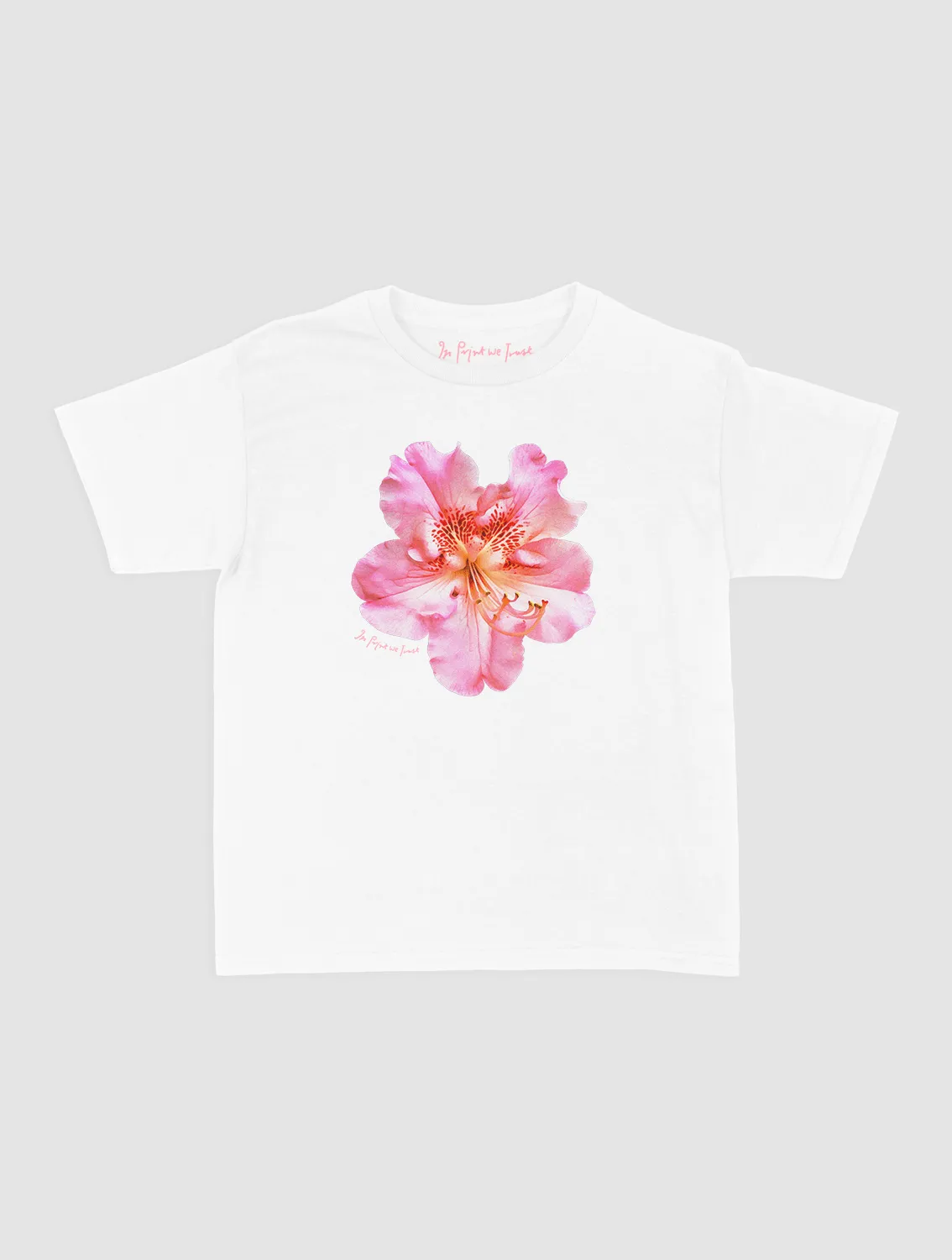Comfortable fit flower girl baby tee