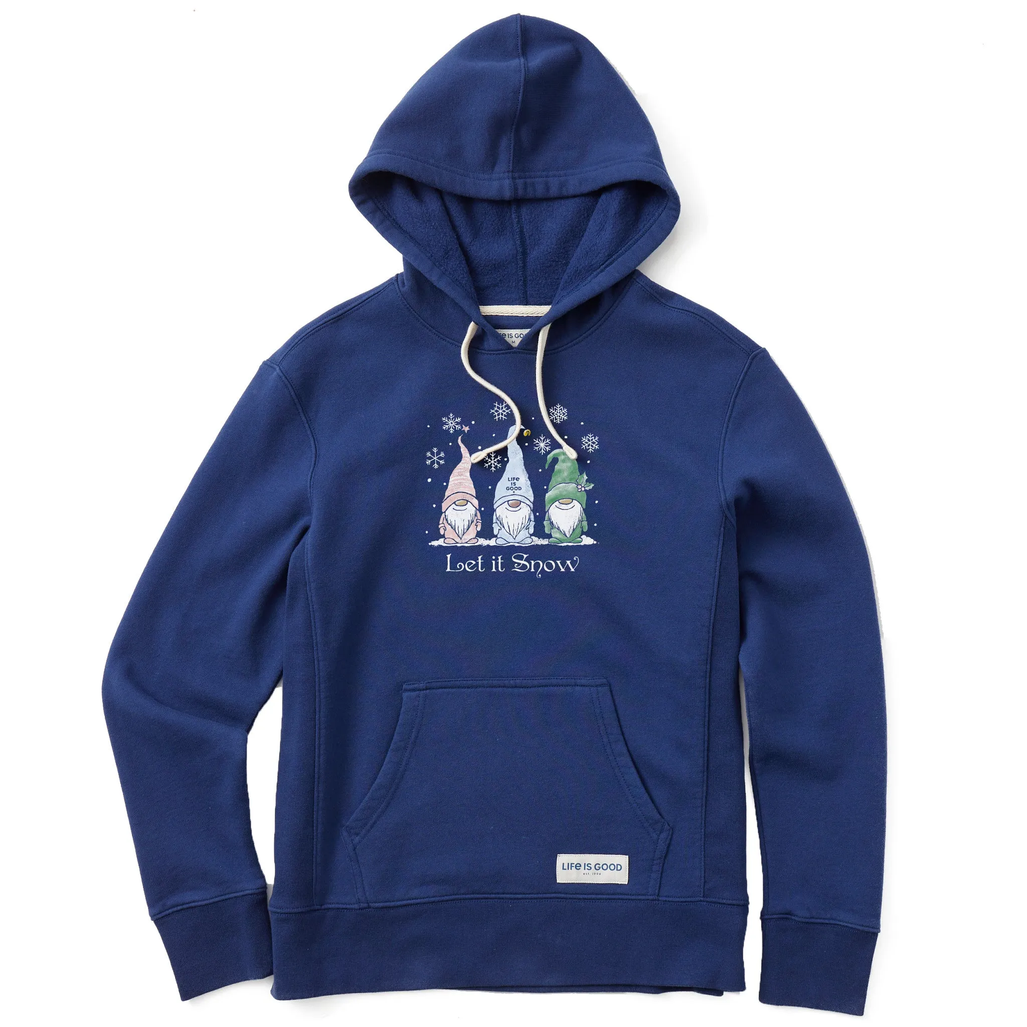 Versatile Look Comfortable Outfit Women's Let it Snow Gnomes Simply True Fleece Hoodie