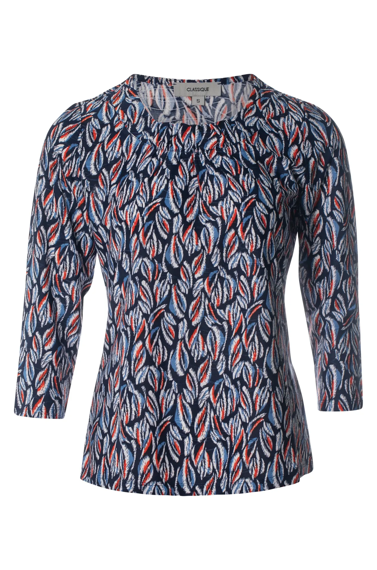 Textured Slinky Top | INDIGO LEAF | 9121BR winter clothing SoftenedEdges