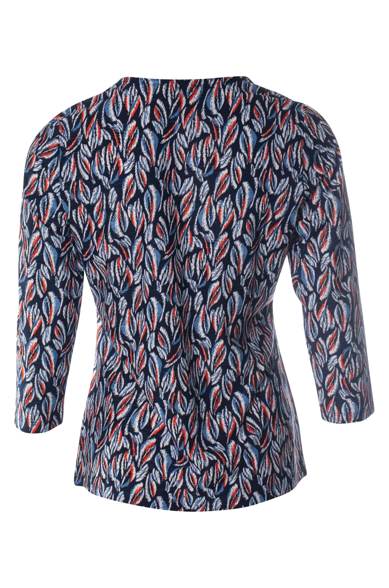 Textured Slinky Top | INDIGO LEAF | 9121BR Faith Core Calm Wave