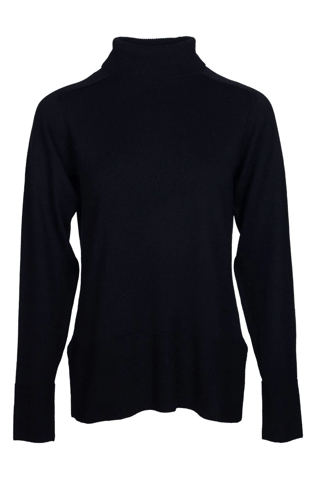 Jumper - Knitwear | Black | 6346B1 Microfiber softness