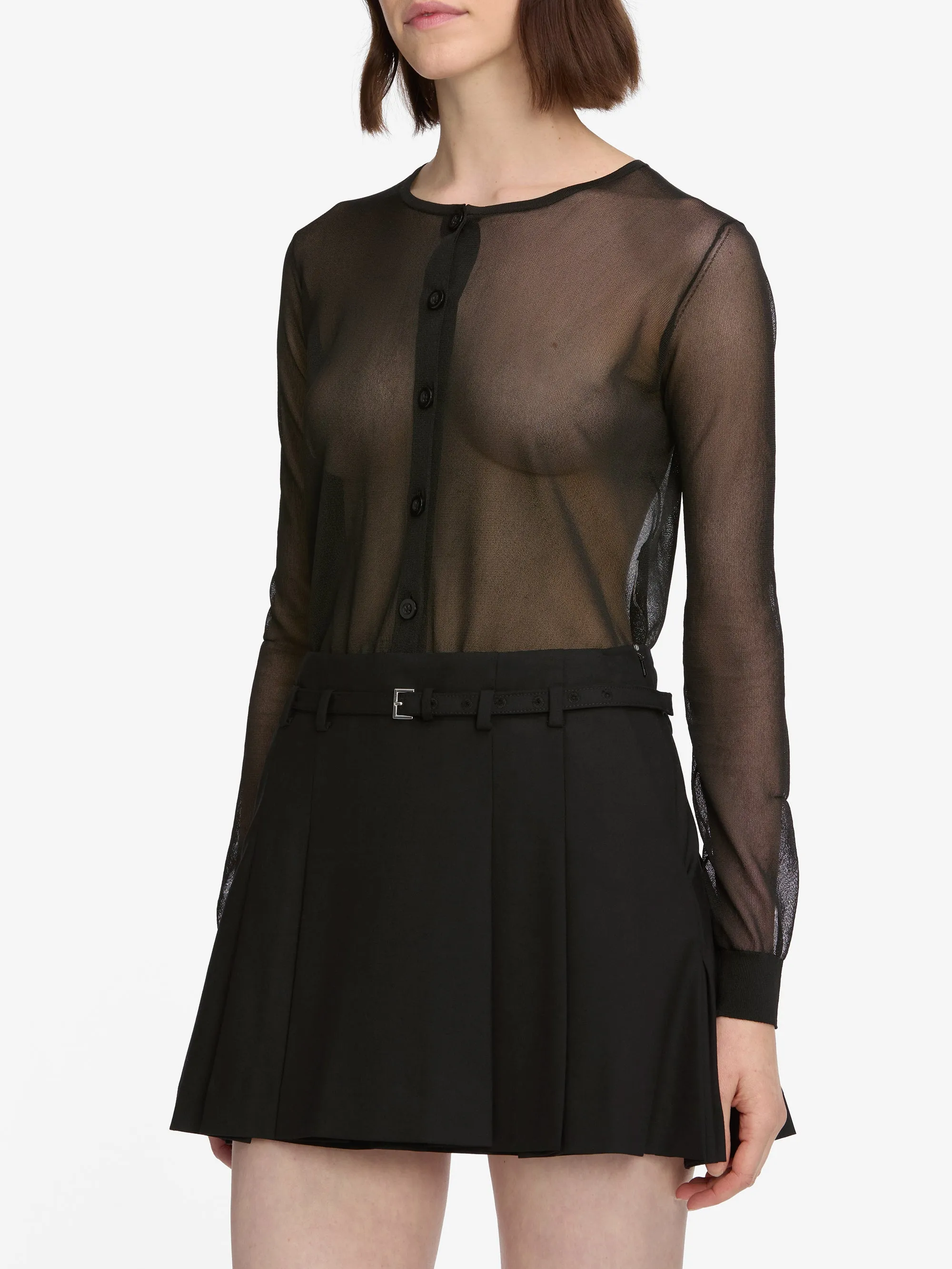 The Luxe Cardi -- Black Garment Dye Process