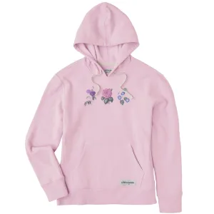 Women's Antique Botanicals Simply True Fleece Hoodie Casual Vibe