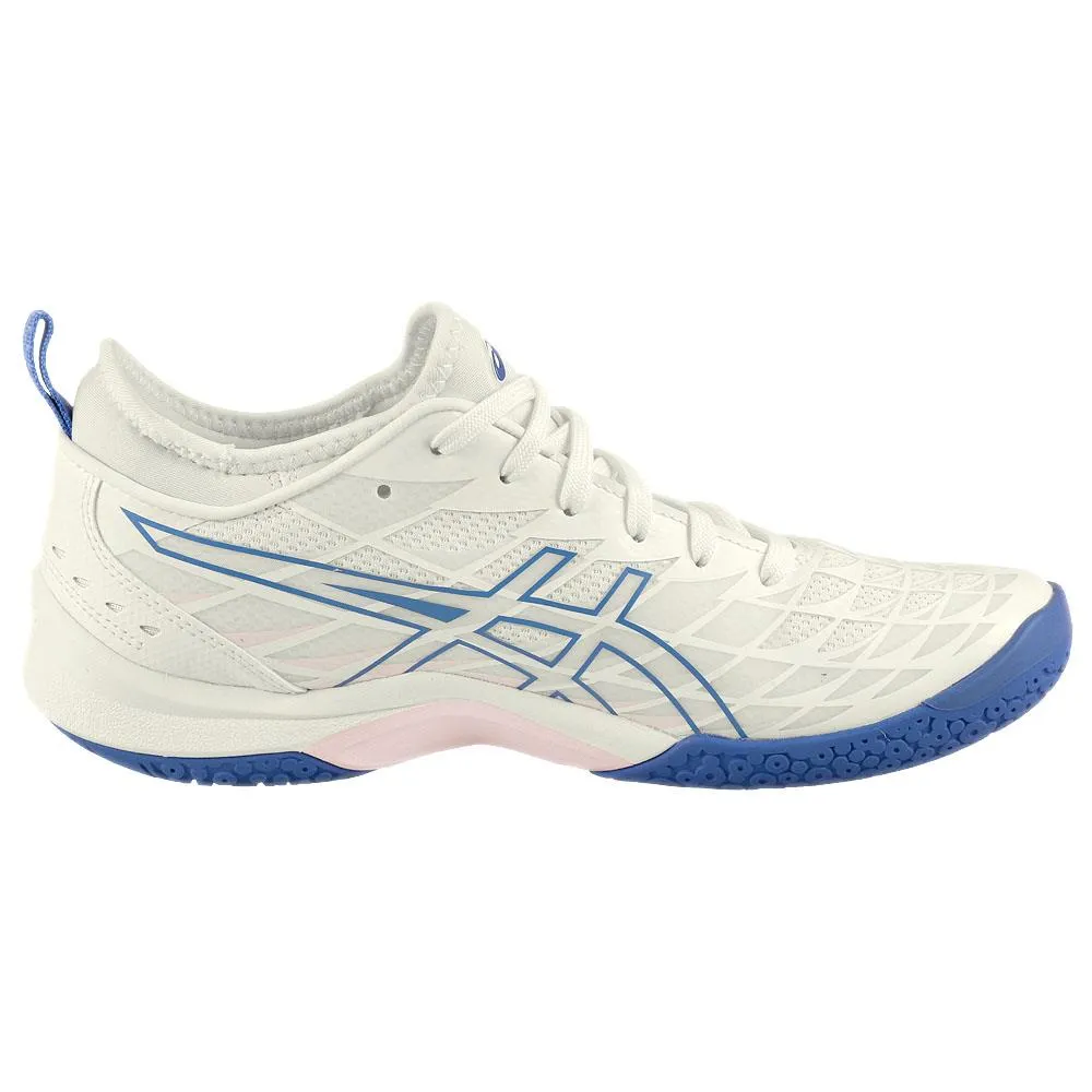 Shock absorption Comfort footbed Asics Women's Blast FF 3 - White/Sapphire
