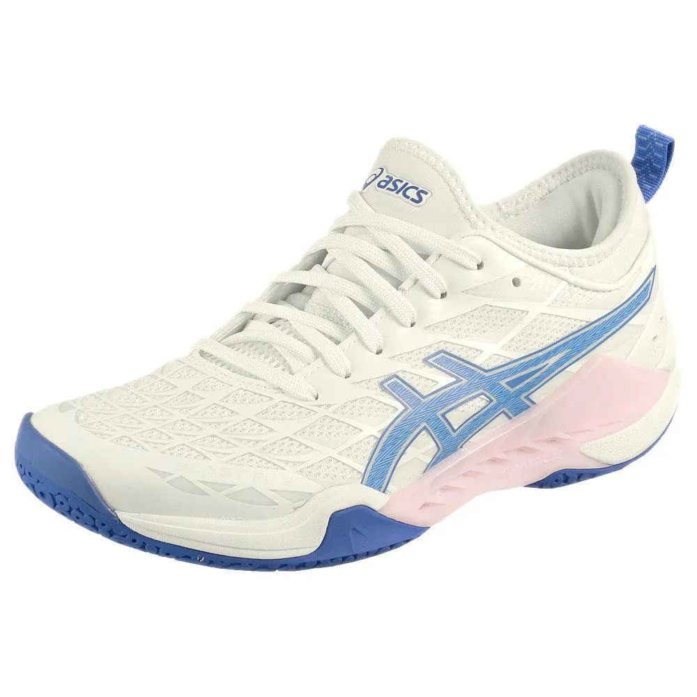 Comfortable Footbed Asics Women's Blast FF 3 - White/Sapphire