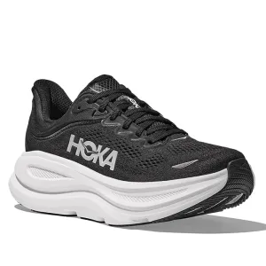 PUResilience Womens Hoka Bondi 9 Wide in Black/White