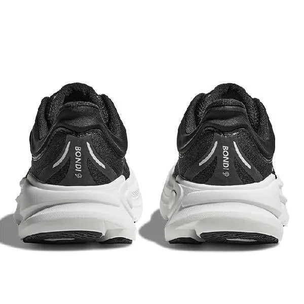 self - esteem running shoe victory Womens Hoka Bondi 9 Wide in Black/White