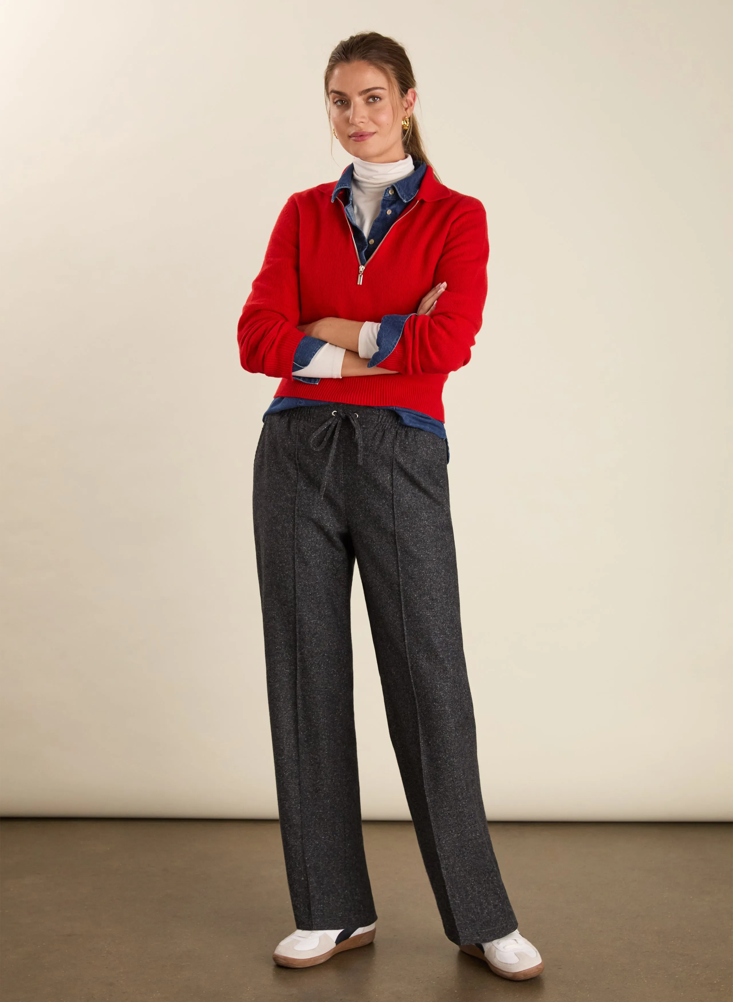 StaticFree Material Maisy Pure Wool Zip Jumper