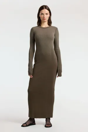 Verona Crewneck Maxi Dress Elegant Touch Perfect Style