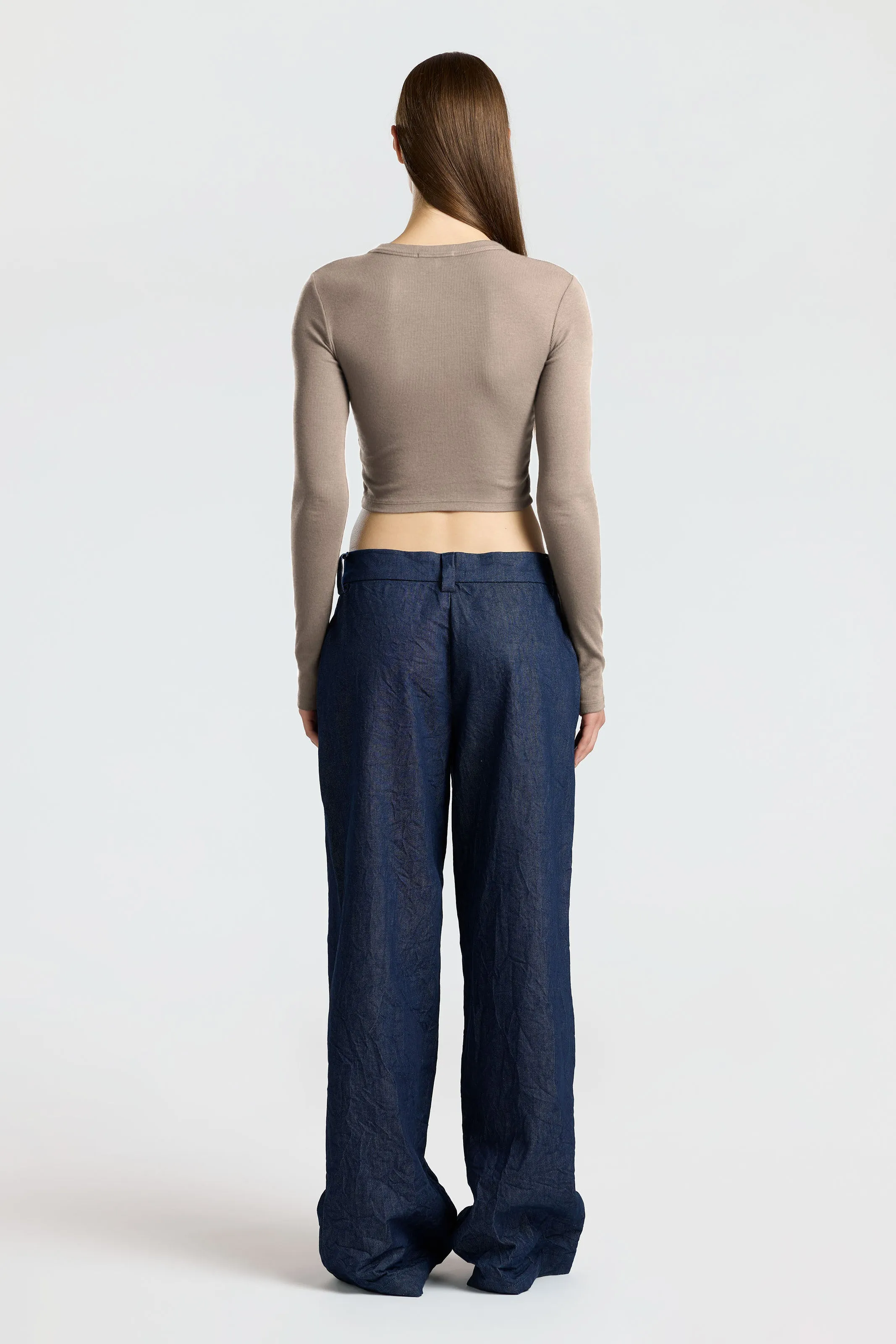 Verona Crop Shirt Casual Mode Daily Style