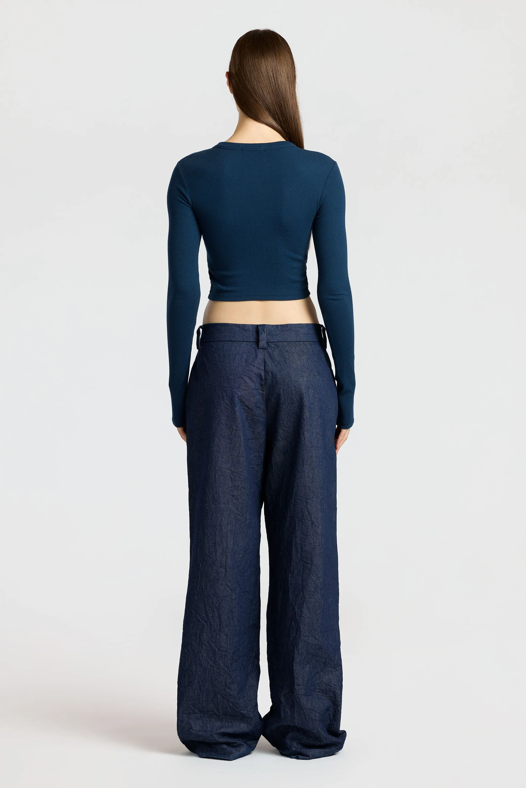 Eco Friendly Dye Verona Crop Shirt