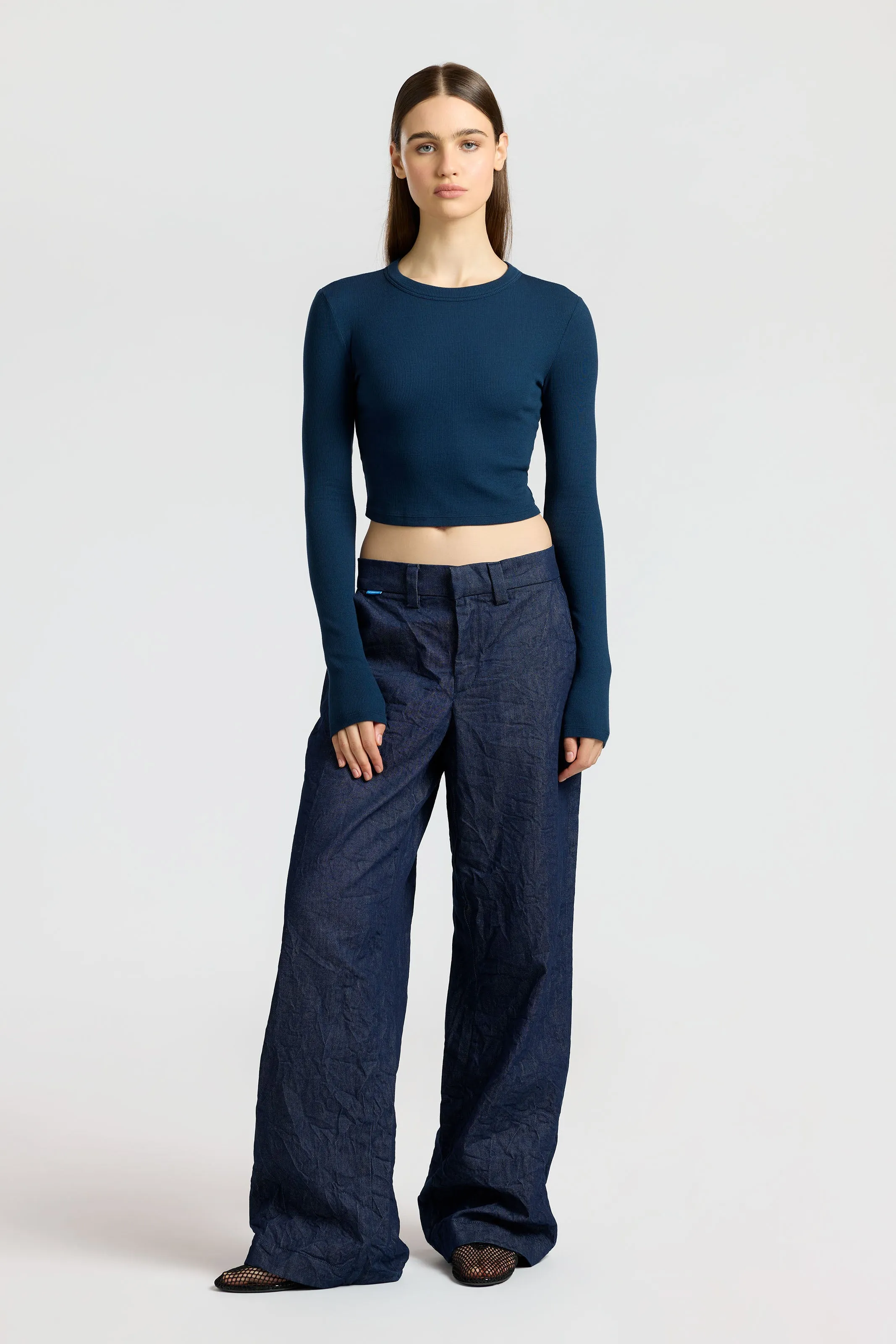 Effortless Layer Verona Crop Shirt
