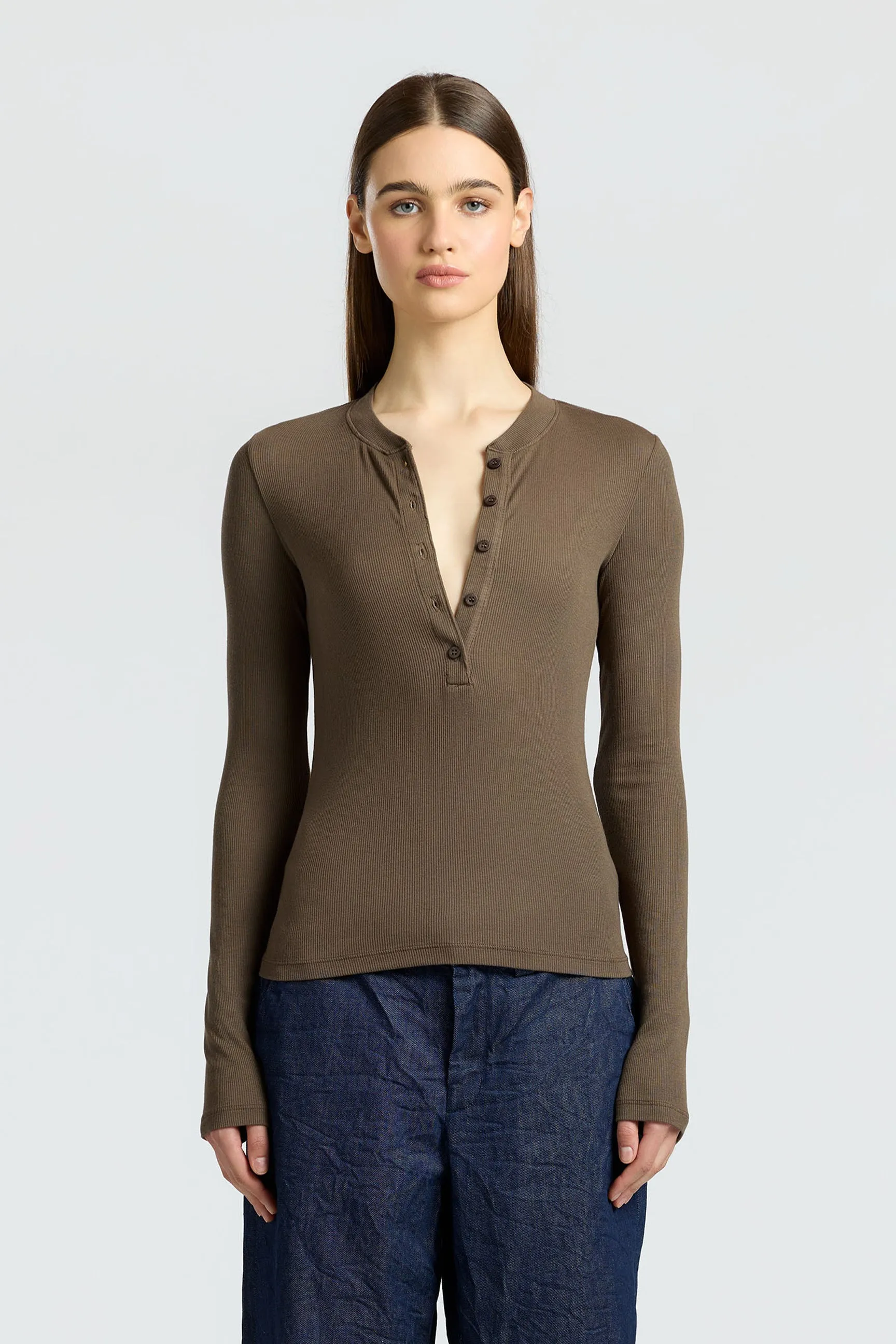 Cozy and Comfortable Comfy Top Verona Henley