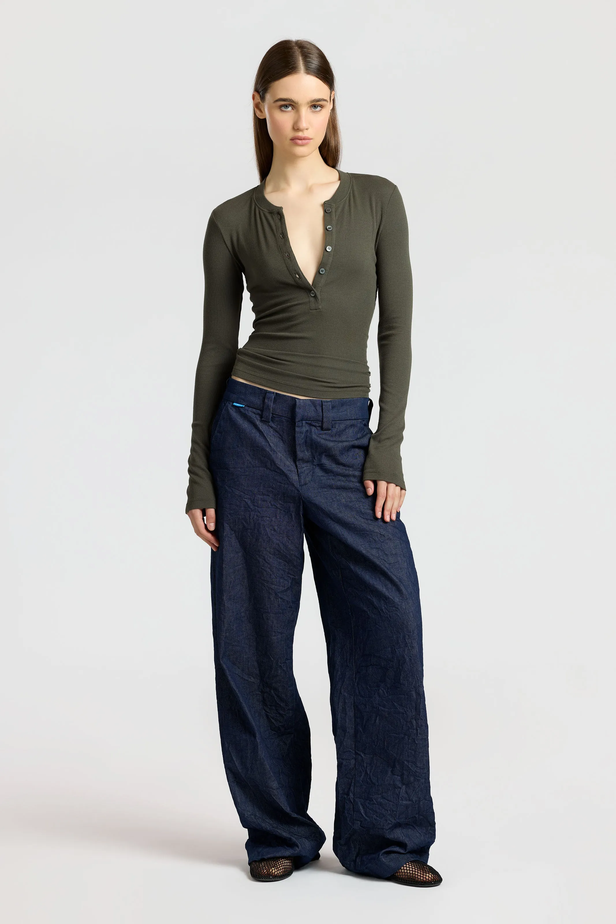 Verona Henley Colorfast Dye