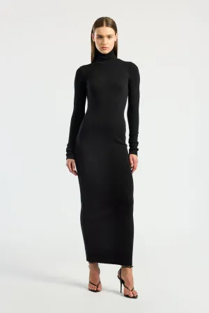Balanced Light Dance Night Verona Turtleneck Maxi Dress